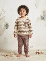 Boys Casual Pocket Shirt with Matching  Trouser Set