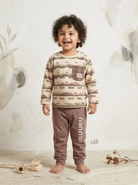 Boys Casual Pocket Shirt with Matching  Trouser Set