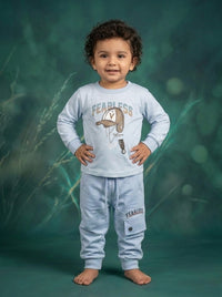 Boys Fearless Graphic Top & Cargo Trouser 2 Piece Set