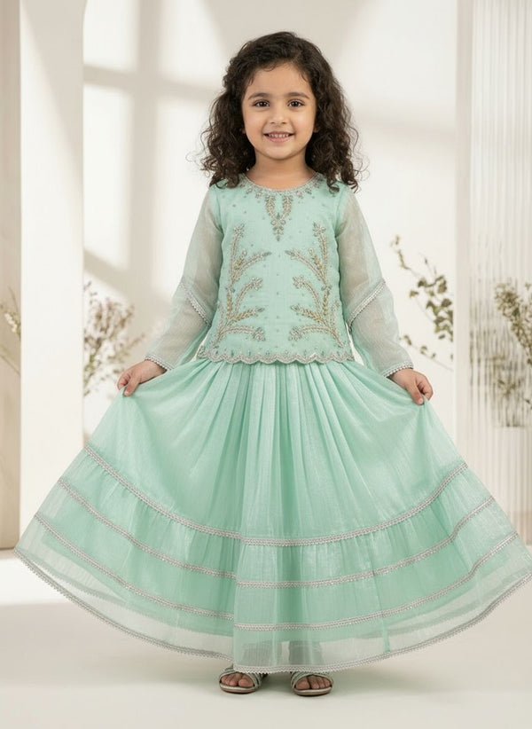 Ivory Grace Embroidered Formal Lehenga Set